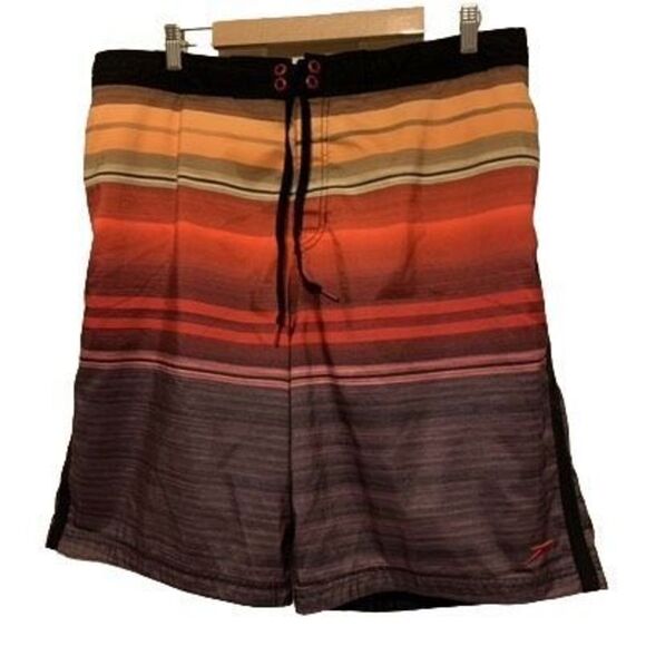 Speedo Size XL Striped Board Shorts **NICE** - Picture 1 of 4